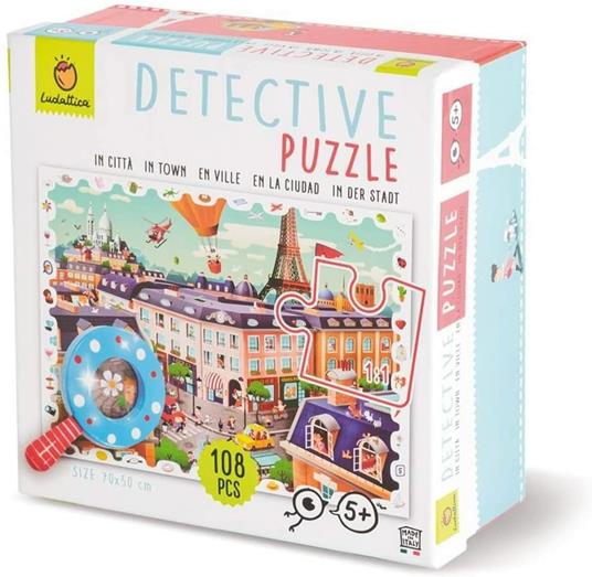 Detective puzzle. In città - 5