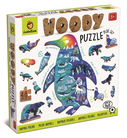 WOODY PUZZLE - ANIMALI POLARI