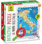 La mappa dell'Italia. Detective puzzle