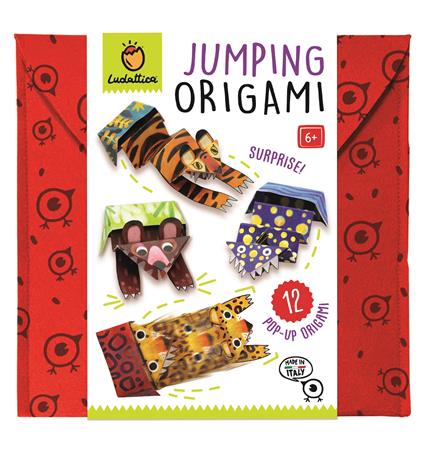 Jumping. Surprise! Easy origami