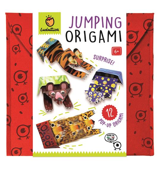 Jumping. Surprise! Easy origami
