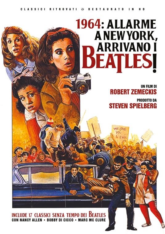 1964: Allarme A New York, Arrivano I Beatles (Special Edition) (Restaurato In Hd) (DVD) di Robert Zemeckis - DVD