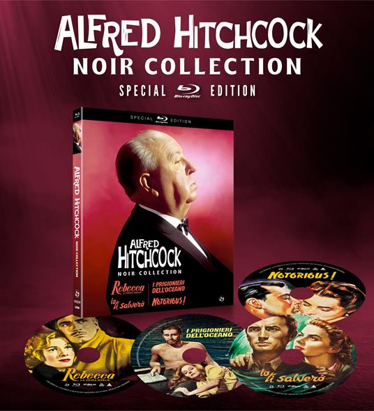Alfred Hitchcock Noir Collection (Special Edition) (4 Blu-ray) di Alfred Hitchcock