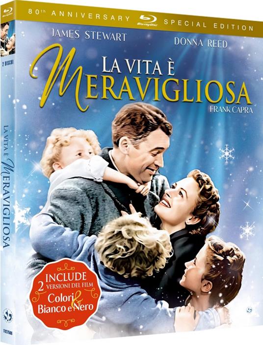 La Vita è Meravigliosa - 80° Anniversario Edizione Commemorativa (2 Blu-ray) di Frank Capra - Blu-ray