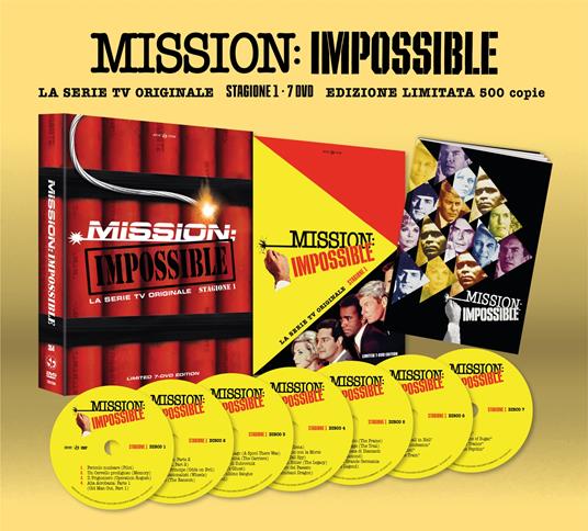 Mission: Impossible - Stagione 01. Serie TV ita. Limited Edition 500 Copie (7 DVD) di Paul Krasny,Leonard Horn,Barry Crane - DVD