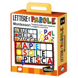 Giocattolo Lettere e Parole Montessori New Headu