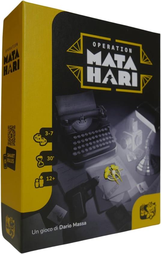 Tambù srl Operation: Mata Hari, Gioco di Carte di Spionaggio, 3-7 Giocatori, 30 Minuti, Età 12+, 100 Carte