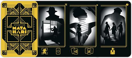 Tambù srl Operation: Mata Hari, Gioco di Carte di Spionaggio, 3-7 Giocatori, 30 Minuti, Età 12+, 100 Carte - 3