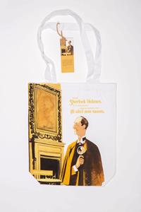Cartoleria Borsa Shopper in Canvass OpenWorlds Lettura Sherlock Holmes Open Wor(l)ds