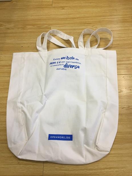 Borsa Shopper in Canvass OpenWorlds Lettura Peter Pan - 3