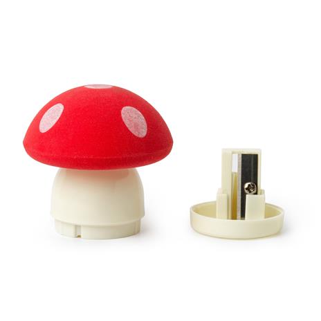 Gomma con temperamatite rosso Legami, Magic Mushroom Eraser With Pencil Sharpener - Red - 4
