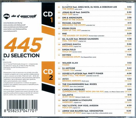 DJ Selection 445 - CD Audio - 2