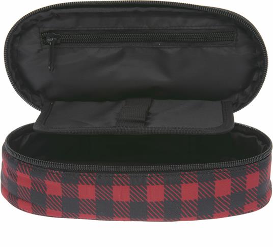 Astuccio ovale organizzato Comix Allover Grunge - 25x5x7 cm