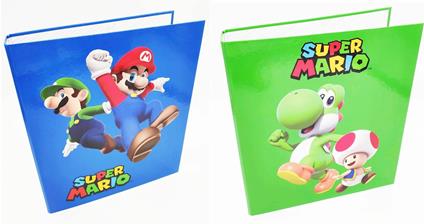 Quaderno copertina ad aneli Super Mario
