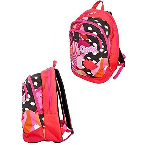 Zaino organizzato Comix Flash Psychedelic Kiss Rosa - 32x43x23 cm