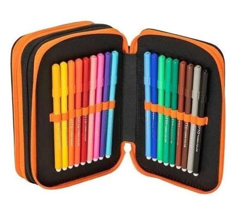 Astuccio Corredo 3 Zip Comix Bright Bubbles Girl - 4