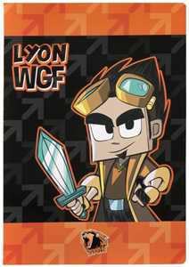 Cartoleria Quaderno Maxi Quadretti grandi 5 mm con margine Lyon Gamer Lyon Gamer