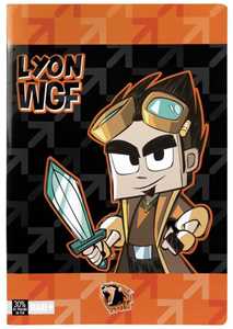 Cartoleria Quaderno Maxi +30% Quadretti grandi 5 mm Lyon Gamer Lyon Gamer
