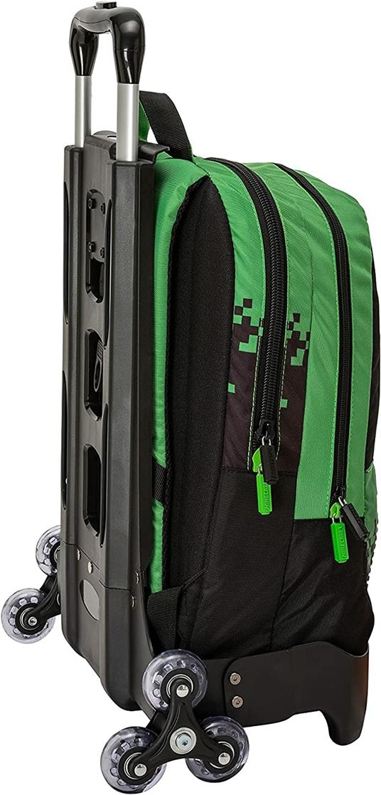 Zaino organizzato Trolley Staccabile Minecraft - 2