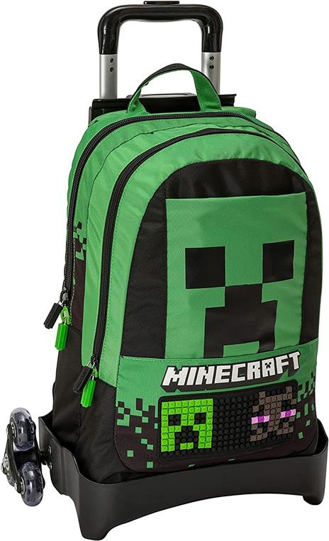 Zaino organizzato Trolley Staccabile Minecraft - 4