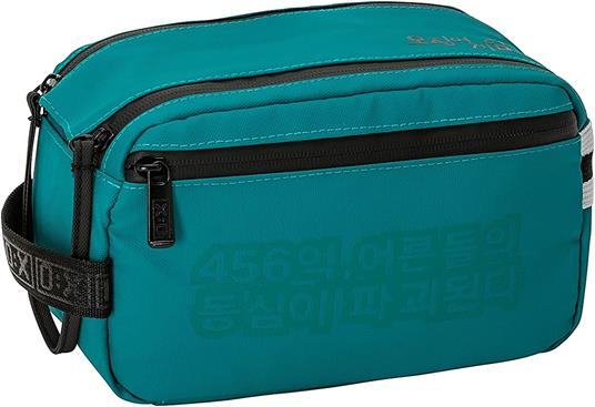 Astuccio Beauty Case Squid Game Teal Green