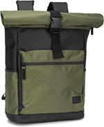 Zaino ufficio Rolltop Comix U Classic Military, verde militare
