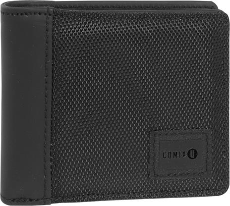 Portafoglio Comix U Classic Black, nero