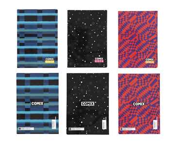 Cartoleria Quaderno Standard 1R - righe medie e superiori Comix Allover Comix