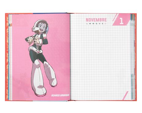 Diario 12 Mesi 2023-2024 Standard Red Mha - My Hero Academia - Rosso - 4