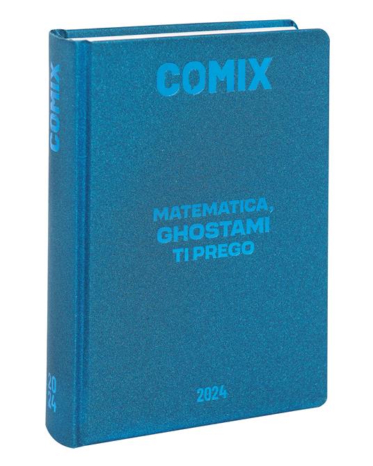 Diario Comix 16 Mesi 2023-2024 Standard Blue Metallic - Blu metallico