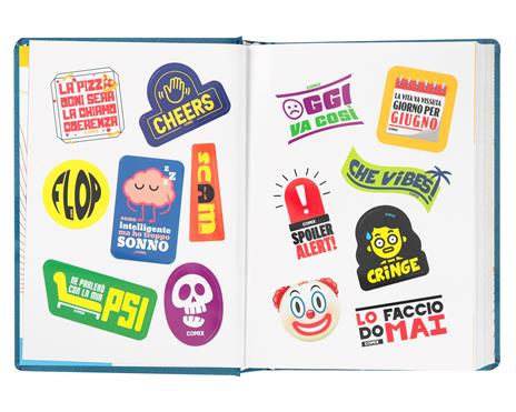 Diario Comix 16 Mesi 2023-2024 Standard Blue Metallic - Blu metallico - 3