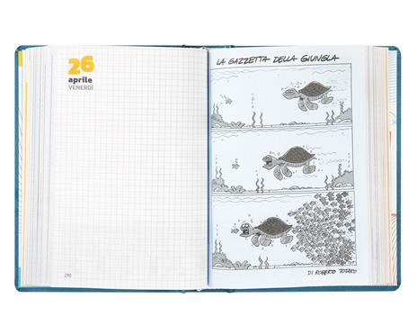 Diario Comix 16 Mesi 2023-2024 Standard Blue Metallic - Blu metallico - 6