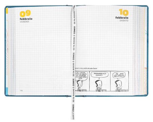 Diario Comix 16 Mesi 2023-2024 Standard Blue Metallic - Blu metallico - 8