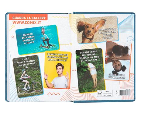 Diario Comix 16 Mesi 2023-2024 Standard Blue Metallic - Blu metallico - 9