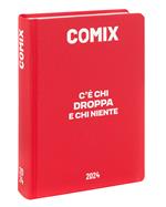 Diario Comix 16 Mesi 2023-2024 Mini Deep Red - Rosso