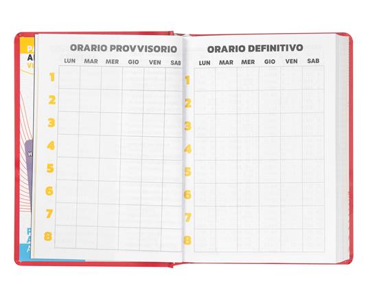 Diario Comix 16 Mesi 2023-2024 Mignon Plus Deep Red - Rosso - 5