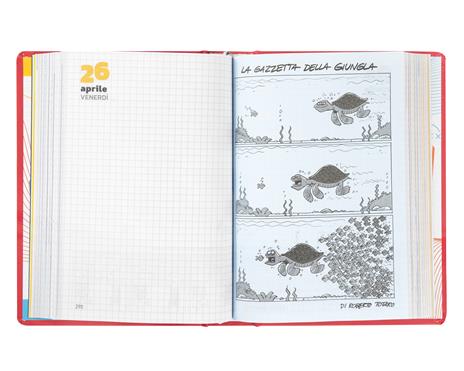 Diario Comix 16 Mesi 2023-2024 Mignon Plus Deep Red - Rosso - 6