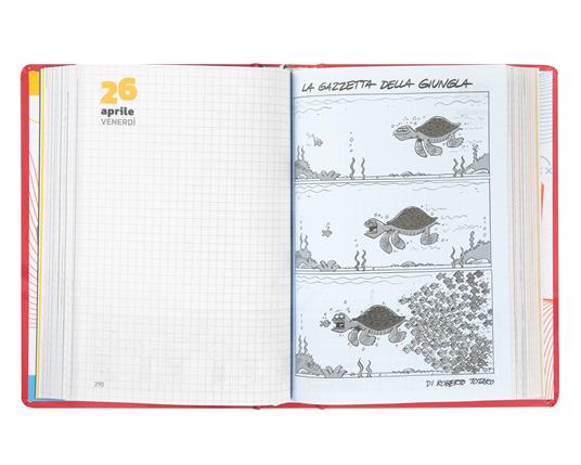 Diario Comix 16 Mesi 2023-2024 Mignon Plus Deep Red - Rosso - 6