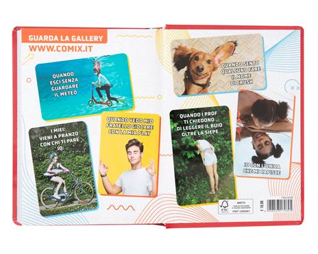 Diario Comix 16 Mesi 2023-2024 Mignon Plus Deep Red - Rosso - 9