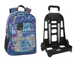 Zaino scuola Organizzato Trolley Staccabile New Comix Flash Cyber