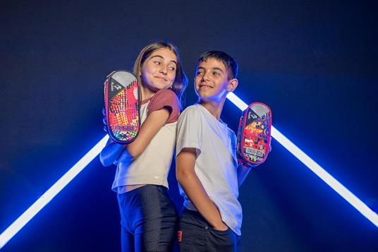 Astuccio Ovale con zip e scomparti Comix Flash Cube Wave - 3