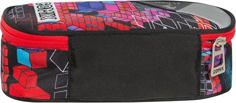 Astuccio Ovale con zip e scomparti Comix Flash Cube Wave - 6