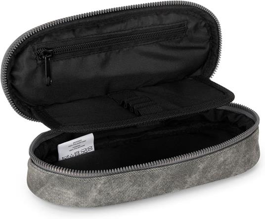 Astuccio Ovale con zip e scomparti Denim Grey Comix Special - 3