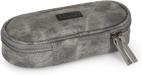 Astuccio Ovale con zip e scomparti Denim Grey Comix Special - 4