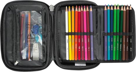 Astuccio a due scomparti Maxi Zip Comix Classic Arancione - 4