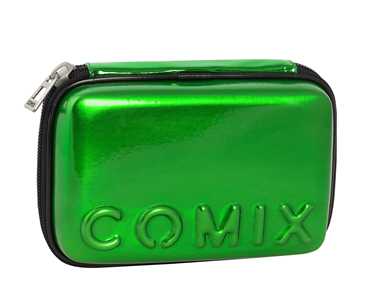 Cartoleria Astuccio Corredo Maxi Zip Comix Classic Green Comix