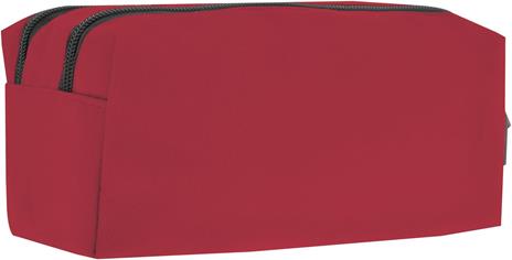 Astuccio 2 Zip Monocolore Borgogna Comix - 2