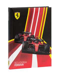 Cartoleria Diario 2024-2025, 12 mesi, Standard Stripe Ferrari Ferrari