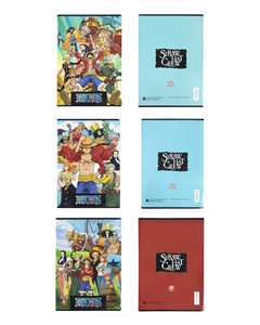 Cartoleria Quaderno Maxi Q One Piece, a quadretti 5mm con margine One Piece