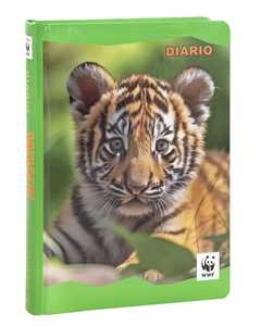 Cartoleria Diario 2024-2025, 12 mesi, Standard Tigre Wwf Fotografico WWF
